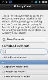 game pic for Alchemy Cheat Sheet 2